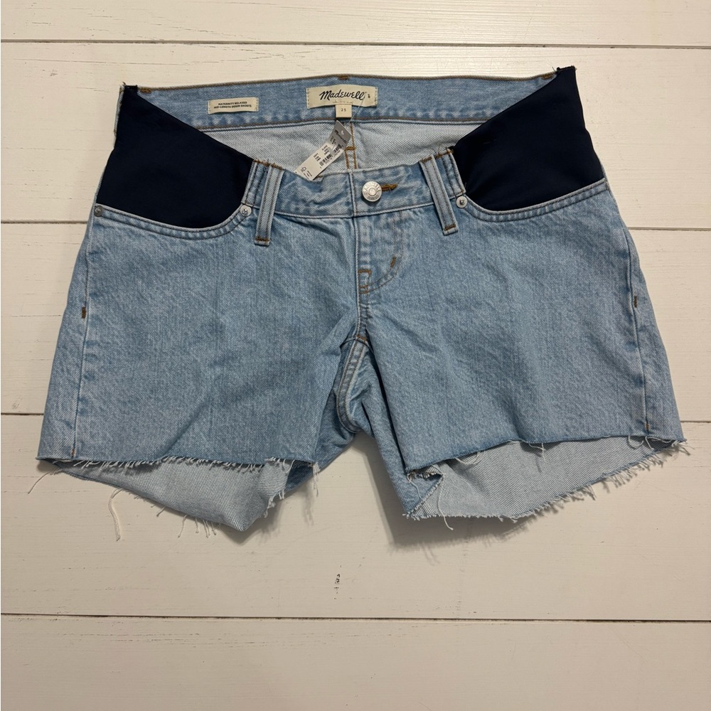 Madewell Maternity Relaxed Denim Shorts